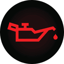 Warnleuchte für den Ölstand