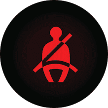 Warnleuchte für das Anschnallen