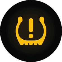 Warnleuchte für den Reifendruck