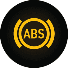 Warnleuchte für das ABS